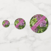 Confettis 63e anniversaire Lilac modifiable (Derrière)