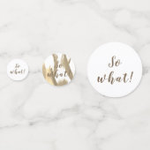 Confettis 70e anniversaire Motivational Golden Tulips (Devant)