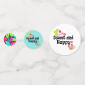 Confettis Abstrait multicolore (Devant)