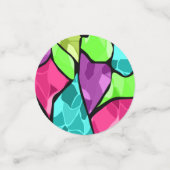 Confettis Abstrait multicolore (Petit recto)