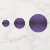 Confettis Acceptation | Motif Boho violet écectique (Derrière)