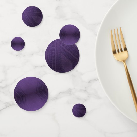 Confettis Acceptation | Motif Boho violet écectique (Groupe)