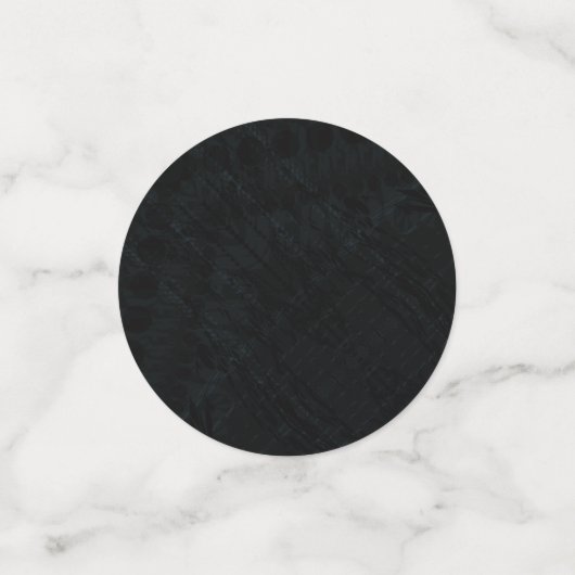 Confettis Acceptation | Texture géométrique foncée (Petit recto)