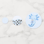 Confettis Adorable Blue Axolotl Boba Tea Boys Anniversaire (Devant)