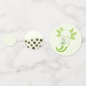 Confettis Adorable Green Axolotl Boba Tea Kid Anniversaire (Devant)