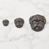 Confettis Affenpinscher Inspiré 3D (Derrière)