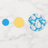 Confettis Albatross Bleu Jaune Blancs (Derrière)