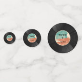 Confettis Album musical Retro Vinyl Record (Devant)