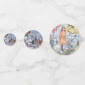 Confettis Alice nonsense rideau merveilleux - Bleu (Derrière)