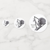 Confettis Alien gris, la vérité est là (Derrière)