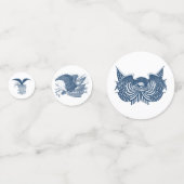 Confettis American Eagle Guarding USA Patriotic Flag Banner (Devant)