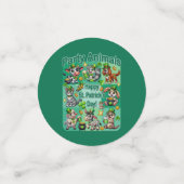 Confettis Amusement de la Saint-Patrick et "Animaux de Fête" (Petit recto)
