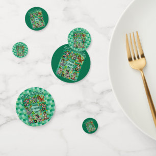 Confettis Amusement de la Saint-Patrick et "Animaux de Fête"