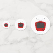 Confettis Ancien poste de télévision (Devant)