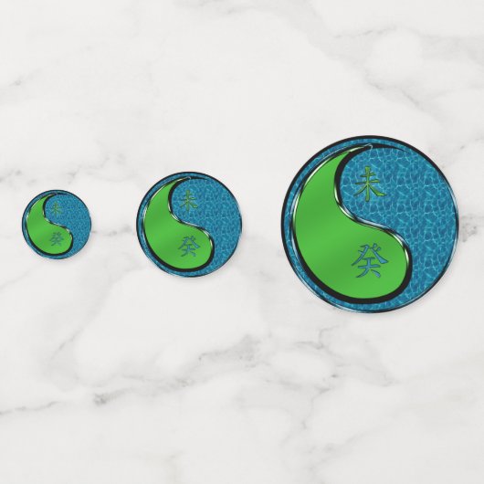 Confettis Année de la chèvre d'eau (Devant)