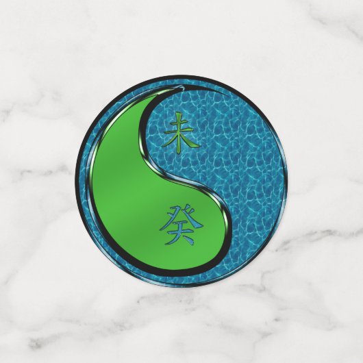 Confettis Année de la chèvre d'eau (Petit recto)