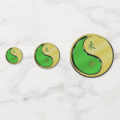 Confettis Année de la chèvre métallique (Devant)