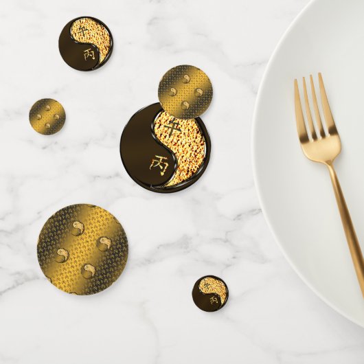 Confettis Année du Cheval de Feu (Groupe)