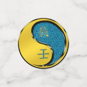 Confettis Année du dragon d'eau (Petit recto)