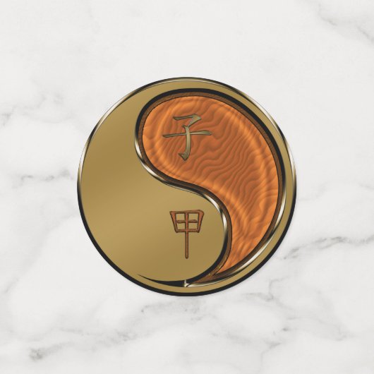 Confettis Année du rat de bois (Petit recto)