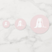 Confettis Anniversaire de Bunny rose (Devant)