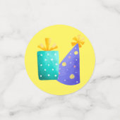 Confettis Anniversaire de Dinosaur (Petit recto)