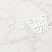 Confettis Anniversaire de Doughnut Personnalisé (Derrière)