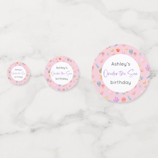 Confettis Anniversaire De La Mer (Devant)