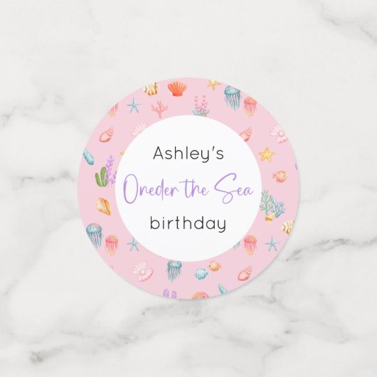 Confettis Anniversaire De La Mer (Petit recto)