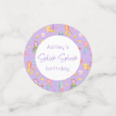 Confettis Anniversaire de Mermaid (Petit recto)