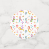 Confettis Anniversaire de Mermaid (Petit recto)