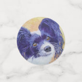 Confettis Anniversaire de Papillon Puppy (Petit recto)