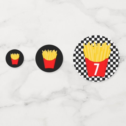 Confettis Anniversaire des Fries (Derrière)