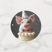 Confettis Anniversaire du cochon de Hap (Petit recto)