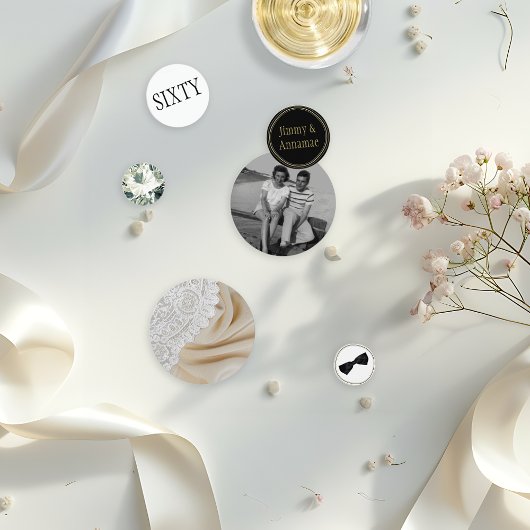 Confettis Anniversaire du Mariage de diamant