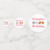 Confettis Anniversaire du sport (Devant)