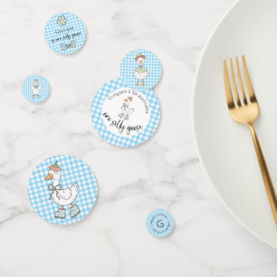 Confettis Anniversaire d'une oie bleue