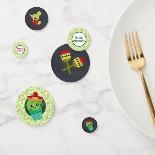 Confettis Anniversaire Fiesta Southwest Thème (Groupe)