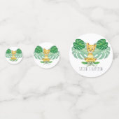 Confettis Anniversaire I Baptême Lion Illustration personnal (Devant)