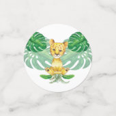 Confettis Anniversaire I Baptême Lion Illustration personnal (Petit recto)