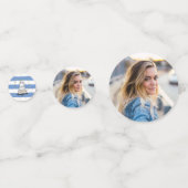 Confettis Anniversaire Photo Black Gold Parties scintillant  (Derrière)