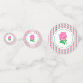 Confettis Anniversaire Rose Rose (Derrière)