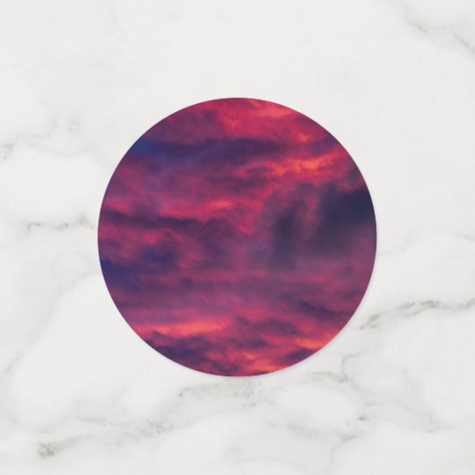 Confettis août rouge (Petit recto)