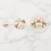 Confettis Aquarelle Fleur de thé Faecore (Derrière)