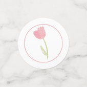 Confettis Aquarelle Fleur Sauvage (Petit recto)