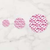 Confettis Aquarelle Florale en fleurs roses (Derrière)