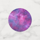 Confettis Aquarelle Galaxie Sous Les Étoiles (Petit recto)