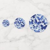 Confettis Aquarelle papillon bleu (Devant)