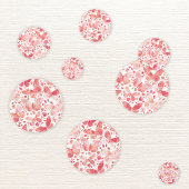 Confettis Aquarelle papillon rose