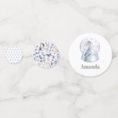 Confettis Aquarelle Parties scintillant Unicorn Vacances d'h (Devant)